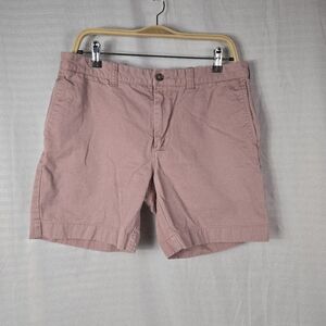 J.CREW Men’s Dress Shorts 33W Salmon/Pink 100% Cotton Beachy Outdoor Classic